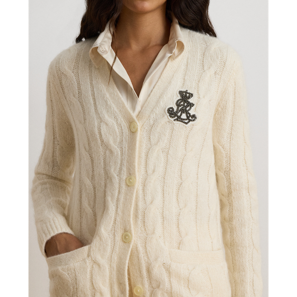 Bullion Cable-Knit Cardigan