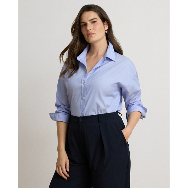 Relaxed Fit End-on-End Cotton Shirt