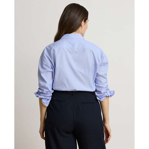 Relaxed Fit End-on-End Cotton Shirt