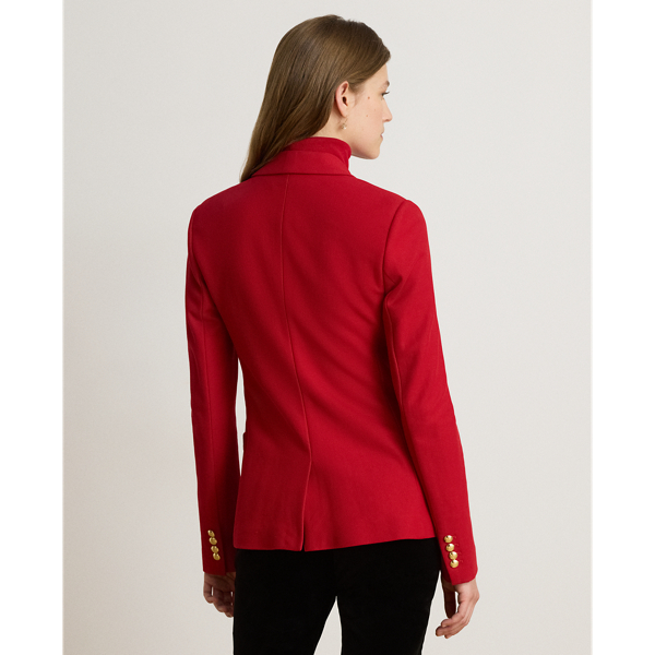 Bullion Stretch-Cotton Piqu&eacute; Blazer