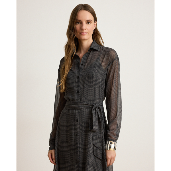 Chemisier principe di Galles in chiffon