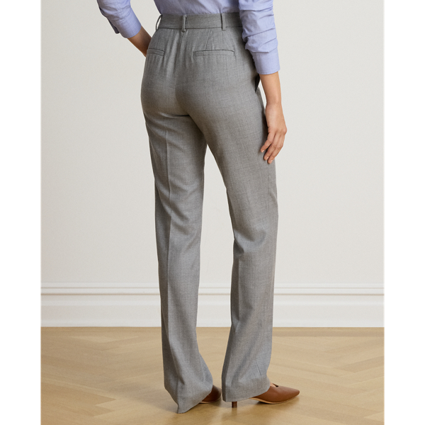 Pantaloni in twill di lana m&eacute;lange