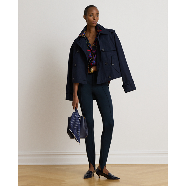Relaxed Fit Belting-Print Twill Shirt