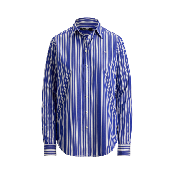 Classic Fit Striped Broadcloth Shirt