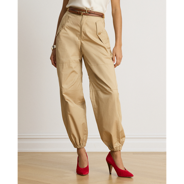 Pantaloni da jogging cargo in cotone