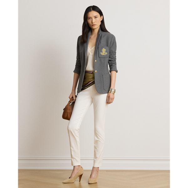 Bullion Stretch-Cotton Jacquard Blazer