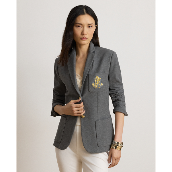 Bullion Stretch-Cotton Jacquard Blazer