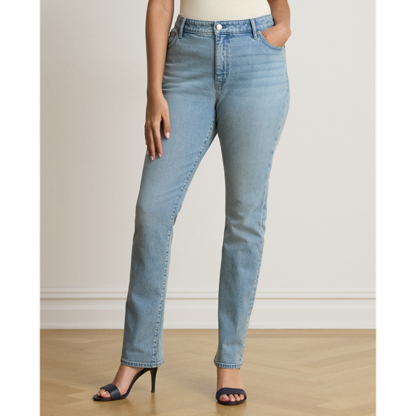 Mid-Rise Slim Straight Jean