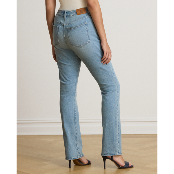 Mid-Rise Slim Straight Jean
