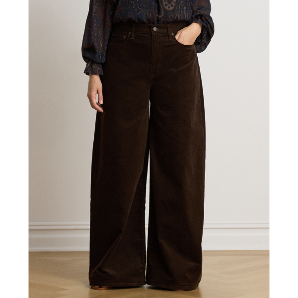Corduroy High-Rise Super Wide-Leg Pant