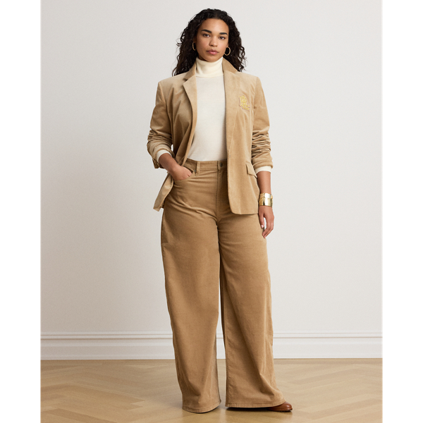 Corduroy High-Rise Super Wide-Leg Pant