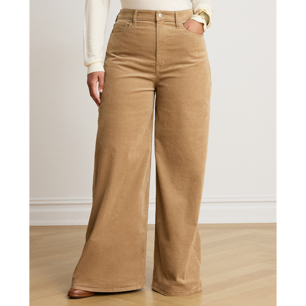 Corduroy High-Rise Super Wide-Leg Pant