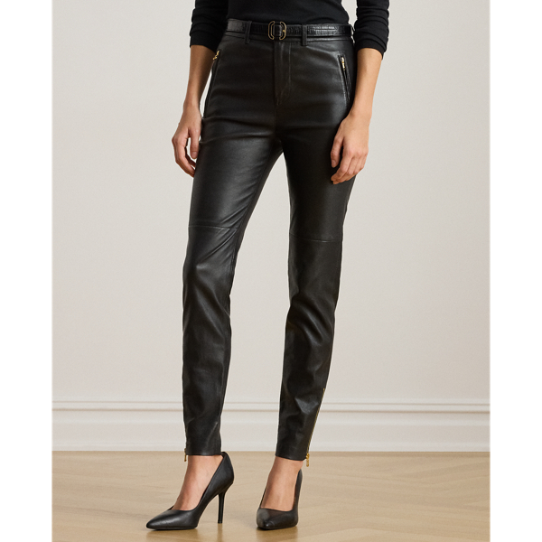 Lambskin Skinny Ankle Pant