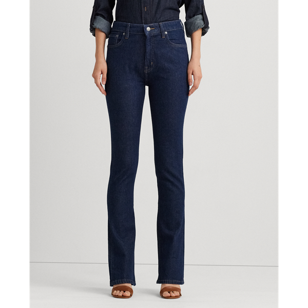 Bootcut-Jeans mit hoher Leibh&ouml;he Lauren in Rinse-Waschung 4