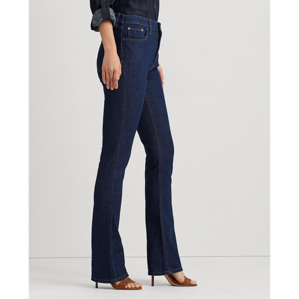 Bootcut-Jeans mit hoher Leibh&ouml;he Lauren in Rinse-Waschung 5