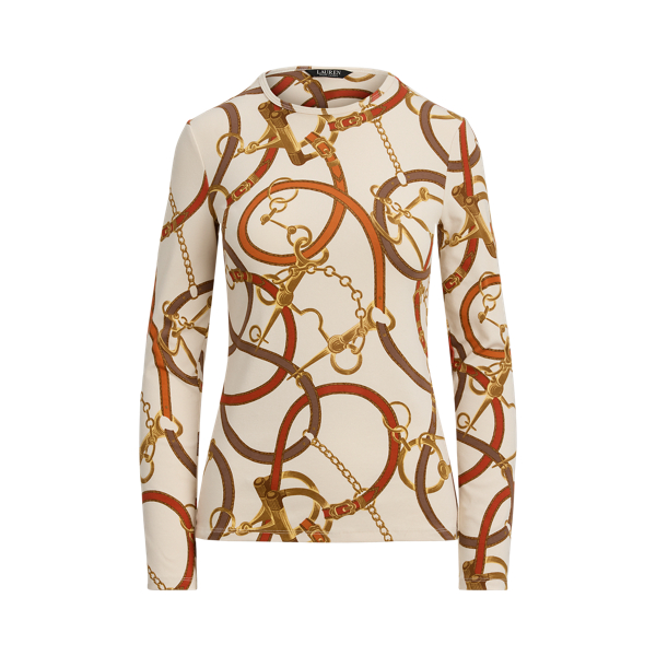 Cotton-Blend Long-Sleeve Top | Ralph Lauren