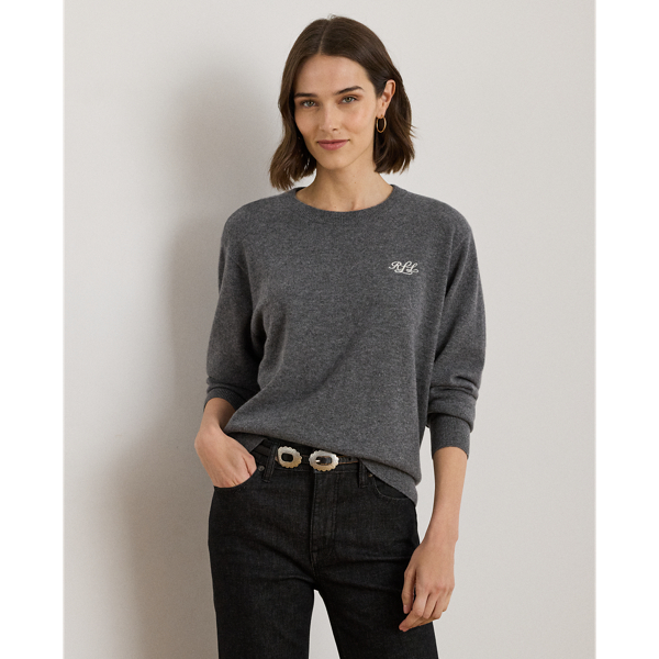 エンブロイダリー カシミヤ クルーネック セーター | ラルフ ローレン