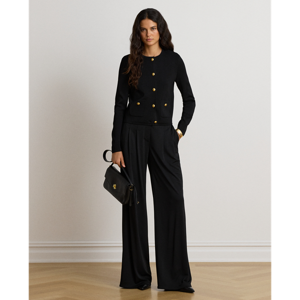 Cropped Crewneck Jumper Jacket