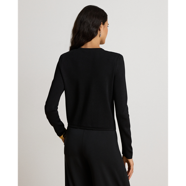 Cropped Crewneck Jumper Jacket