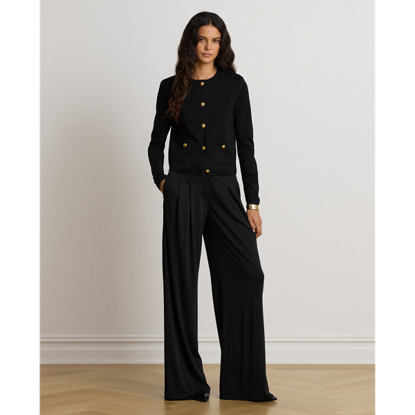Cropped Crewneck Jumper Jacket