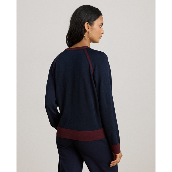 Equestrian-Print Cotton-Blend Sweater
