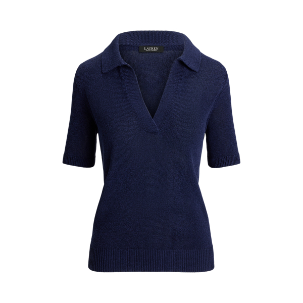 Short-Sleeve Polo Sweater Lauren 1