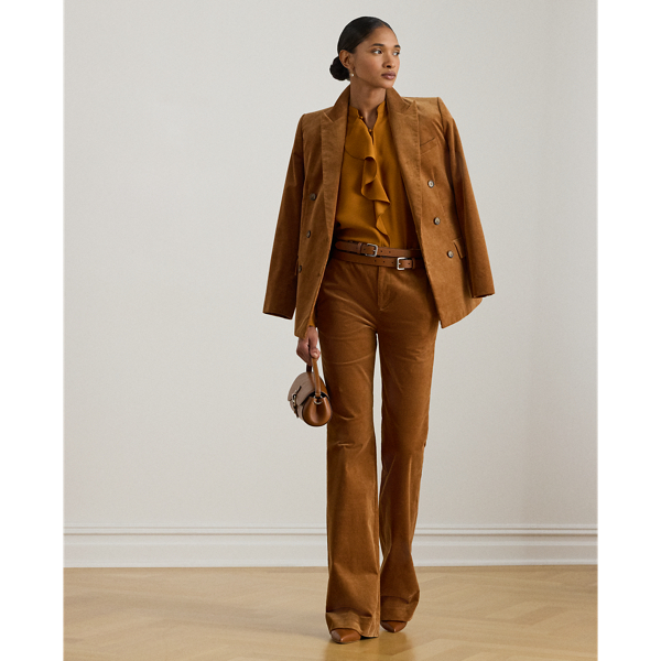 フリルトリムド ジョーゼット チュニック | ラルフ ローレン公式