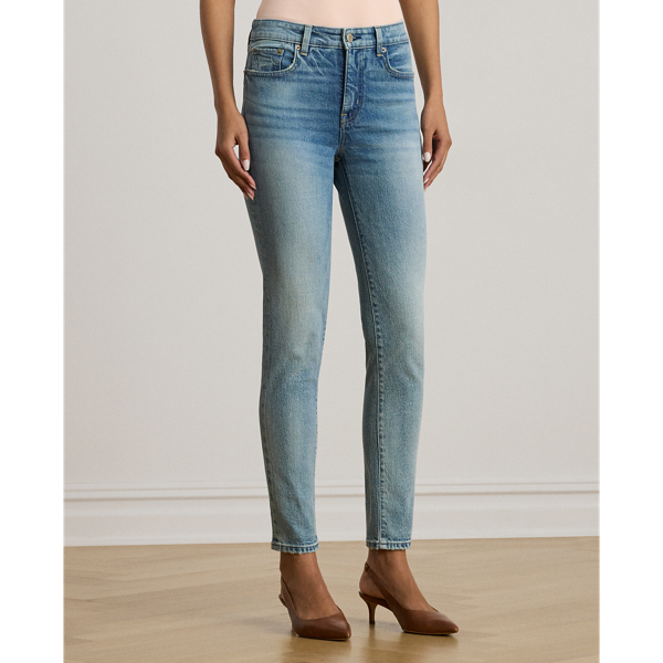 High-Rise Skinny Ankle Jean Lauren in Odwin Wash 4
