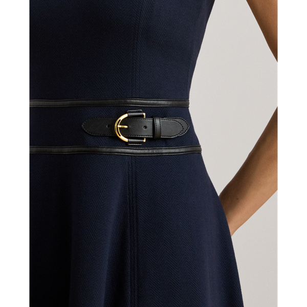 バックルトリム ヘリンボーン ジャカード ドレス | ラルフ ローレン