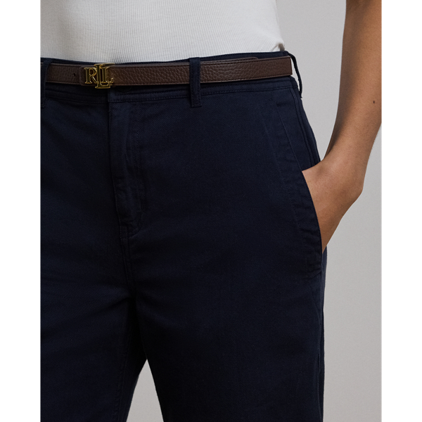Baumwolltwillhose mit weitem Bein Lauren in Lauren-Navy 6
