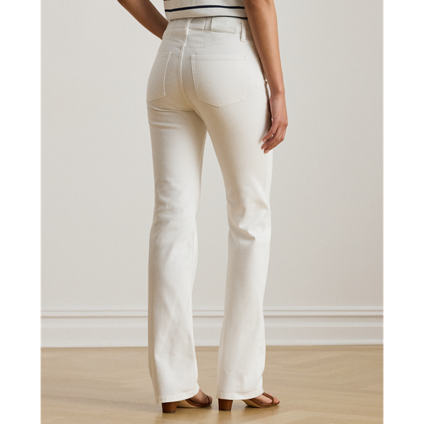 White Wash High-Rise Straight Jean Lauren 6
