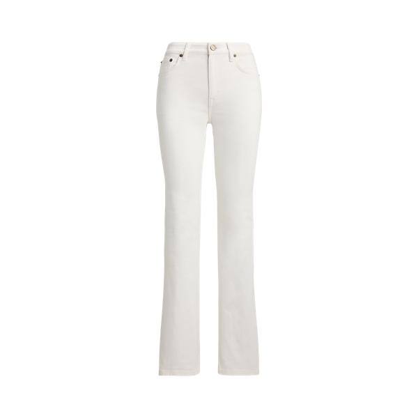 White Wash High-Rise Straight Jean Lauren 2