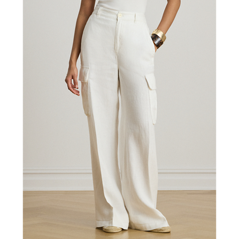 Женские брюки Ralph Lauren Linen Wide-Leg Cargo Pant