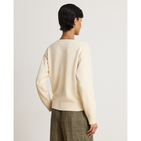 Intarsia-Knit Golden Retriever Sweater