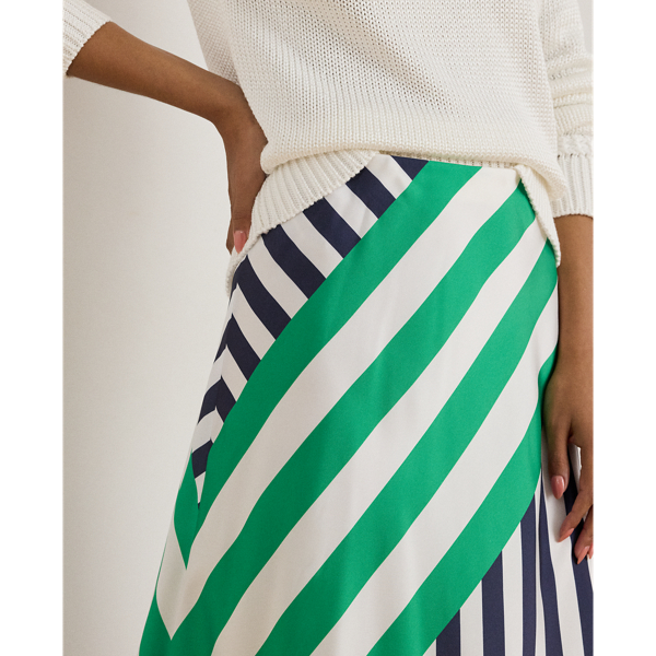 ストライプド ツイル ミディ スカート | ラルフ ローレン公式