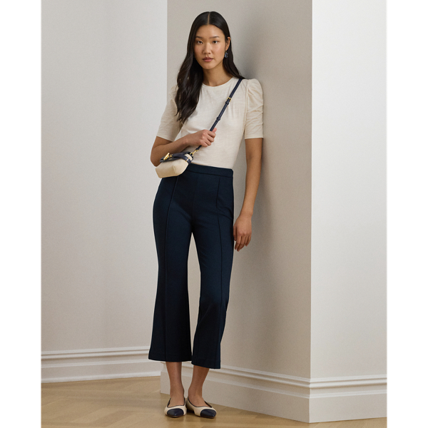 Jerseyoberteil mit Puff&auml;rmeln Lauren in Mascarpone-Creme 4