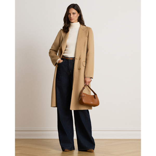 Double-Breasted Wool-Blend Coat