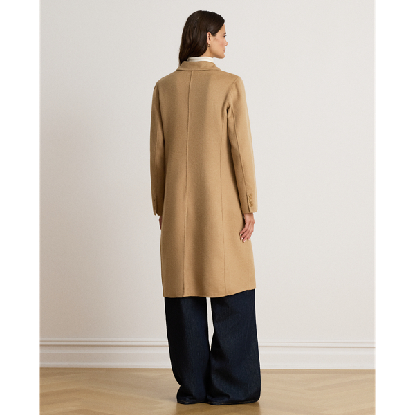 Double-Breasted Wool-Blend Coat