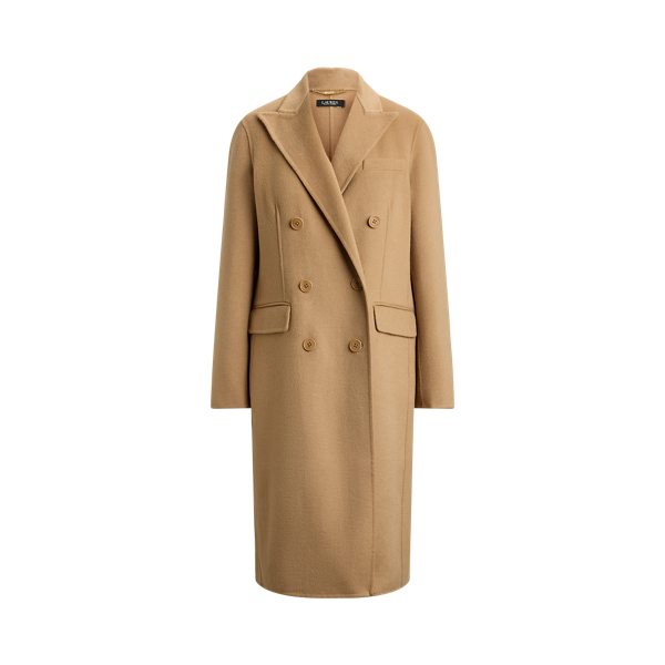 Double-Breasted Wool-Blend Coat