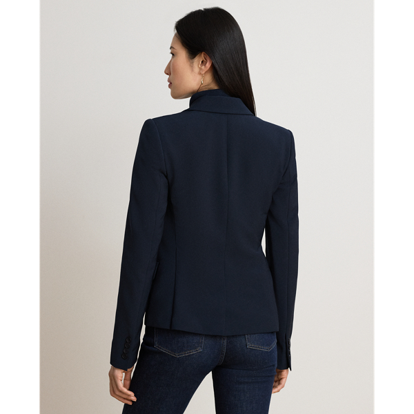 Lauren Navy Stretch Crepe Blazer Lauren 5