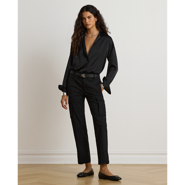 Chino Cropped Cargo Pant
