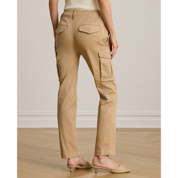 Birch Tan Chino Cropped Cargo Pant Lauren 5
