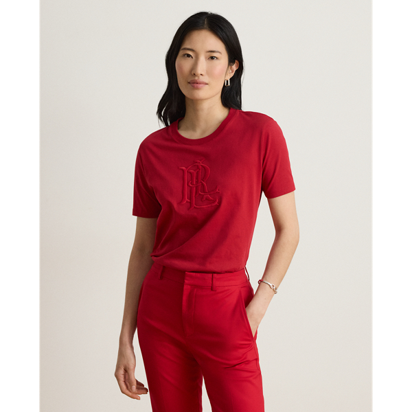 Embroidered-Logo Cotton Jersey T-Shirt