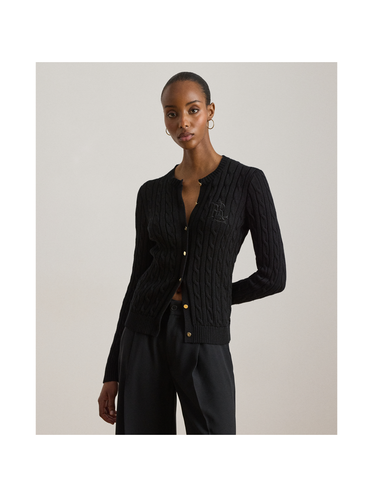 Женские кардиганы Ralph Lauren Cable-Knit Cotton-Blend Cardigan — фото 5