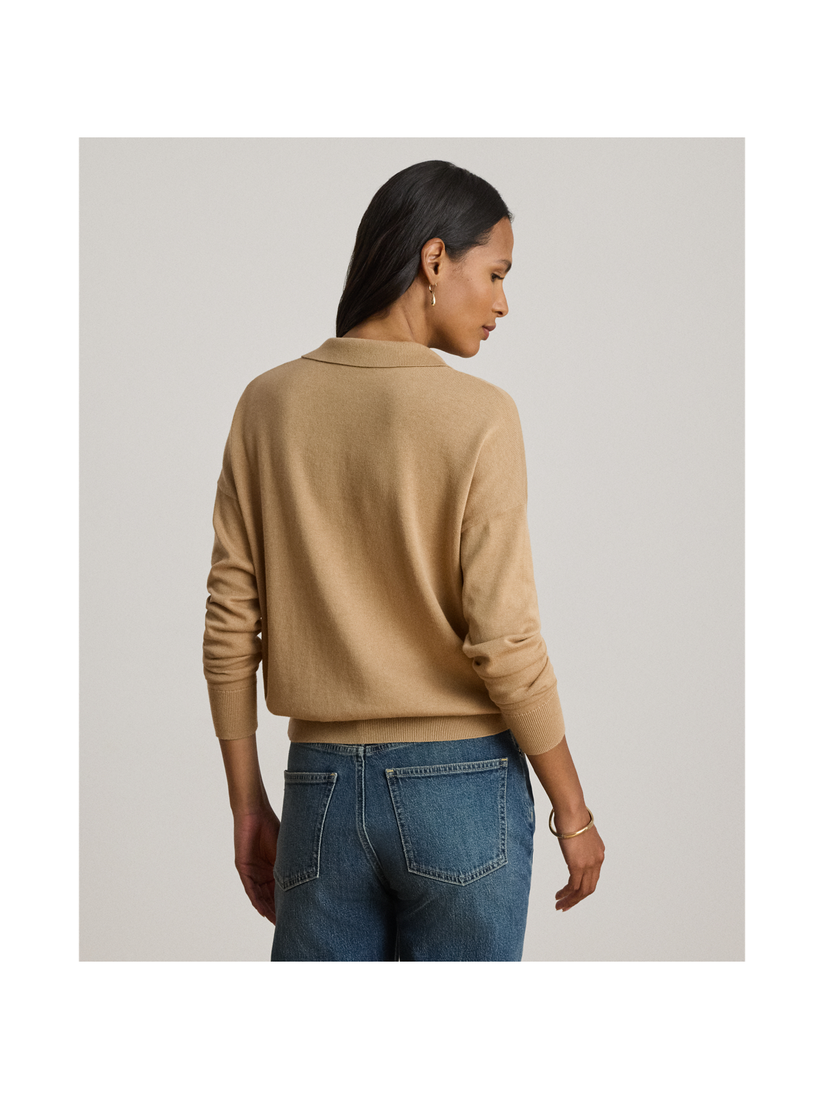 Женские свитеры Ralph Lauren Cotton-Modal Polo Sweater — фото 2