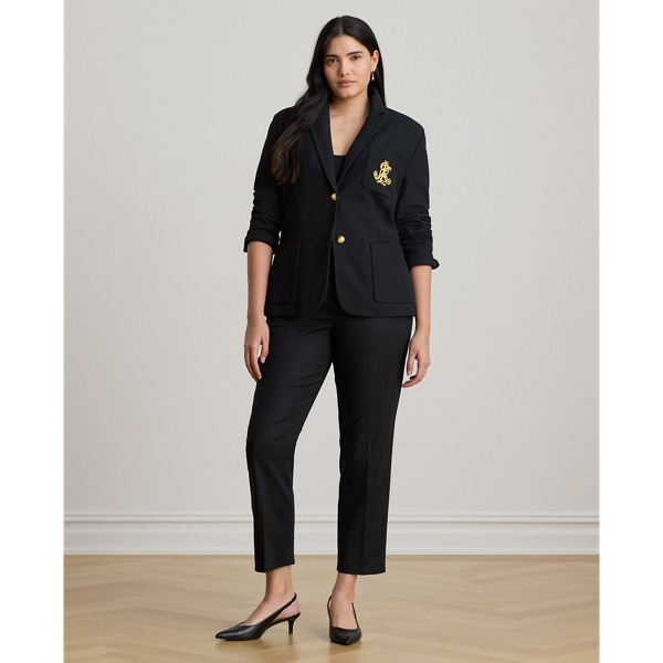 Slim-Straight-Fit Hose aus Baumwolle Lauren in Schwarz 7