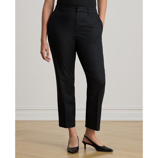Slim-Straight-Fit Hose aus Baumwolle Lauren in Schwarz 8