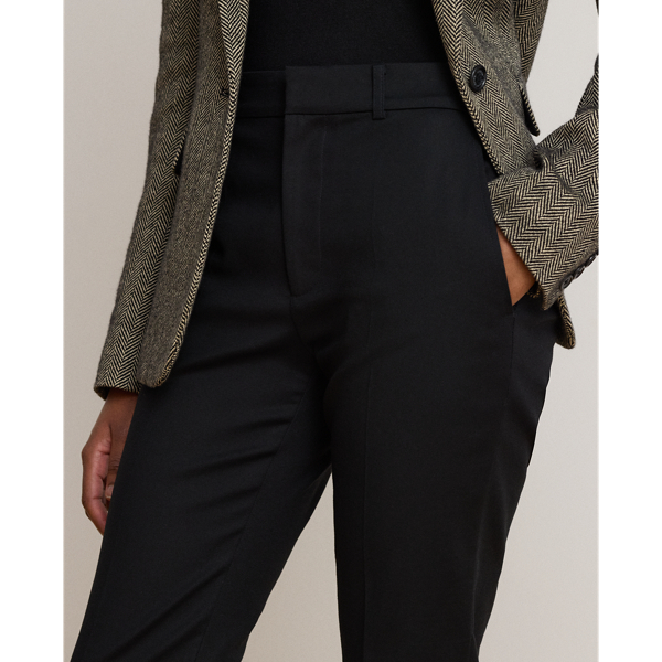 Slim-Straight-Fit Hose aus Baumwolle Lauren in Schwarz 5