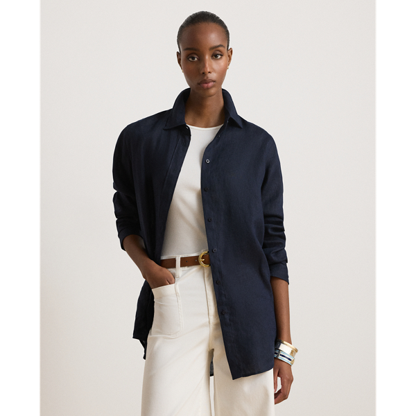 Camicia in lino Relaxed-Fit