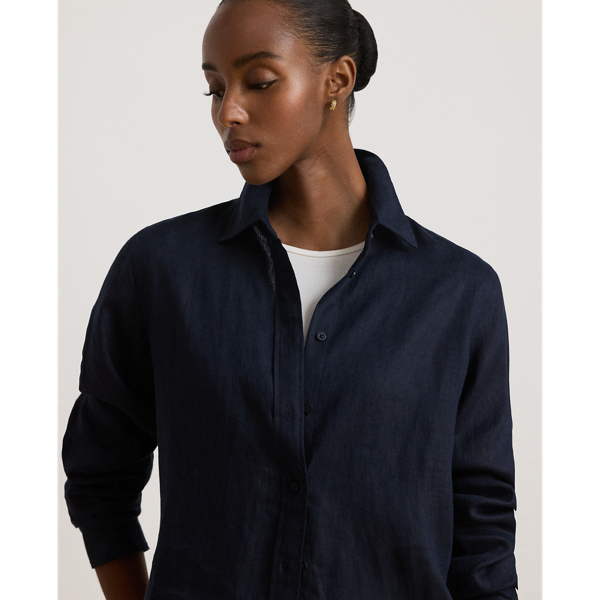 Camicia in lino Relaxed-Fit